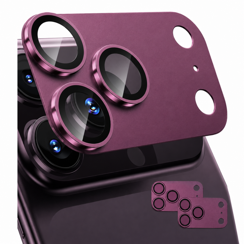 Kameraschutz für Apple iPhone 18 Pro Max wine red