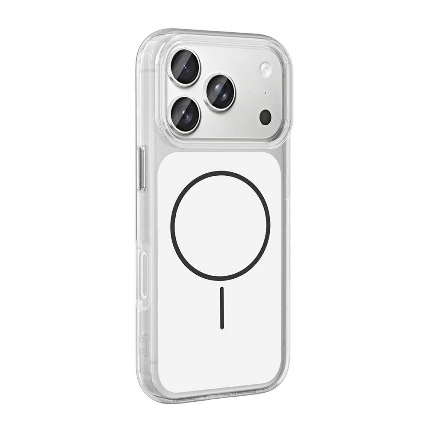 Hülle mit MagSafe für Apple iPhone 18 Pro clear/white (03)