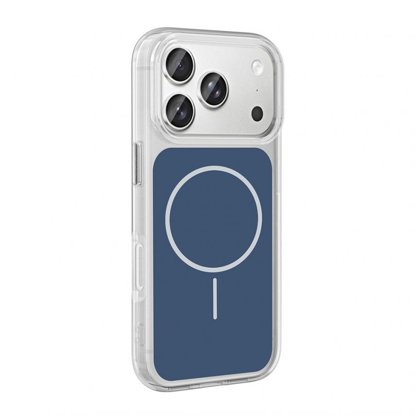 Hülle mit MagSafe für Apple iPhone 18 Pro clear/dark blue (04)