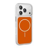 Hülle mit MagSafe für Apple iPhone 18 Pro clear/orange (05)
