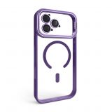 Hülle mit MagSafe für Apple iPhone 18 Pro Max mit Ständer und Kameraschutz violet (02)