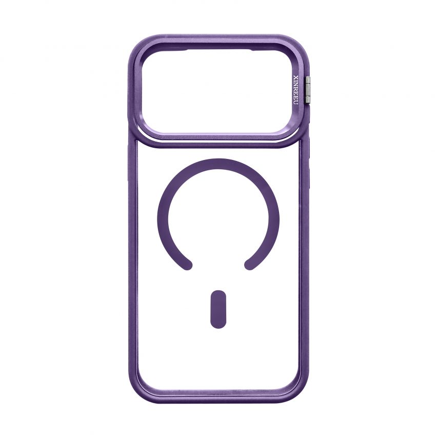 Hülle mit MagSafe für Apple iPhone 18 Pro Max mit Ständer und Kameraschutz violet (02)