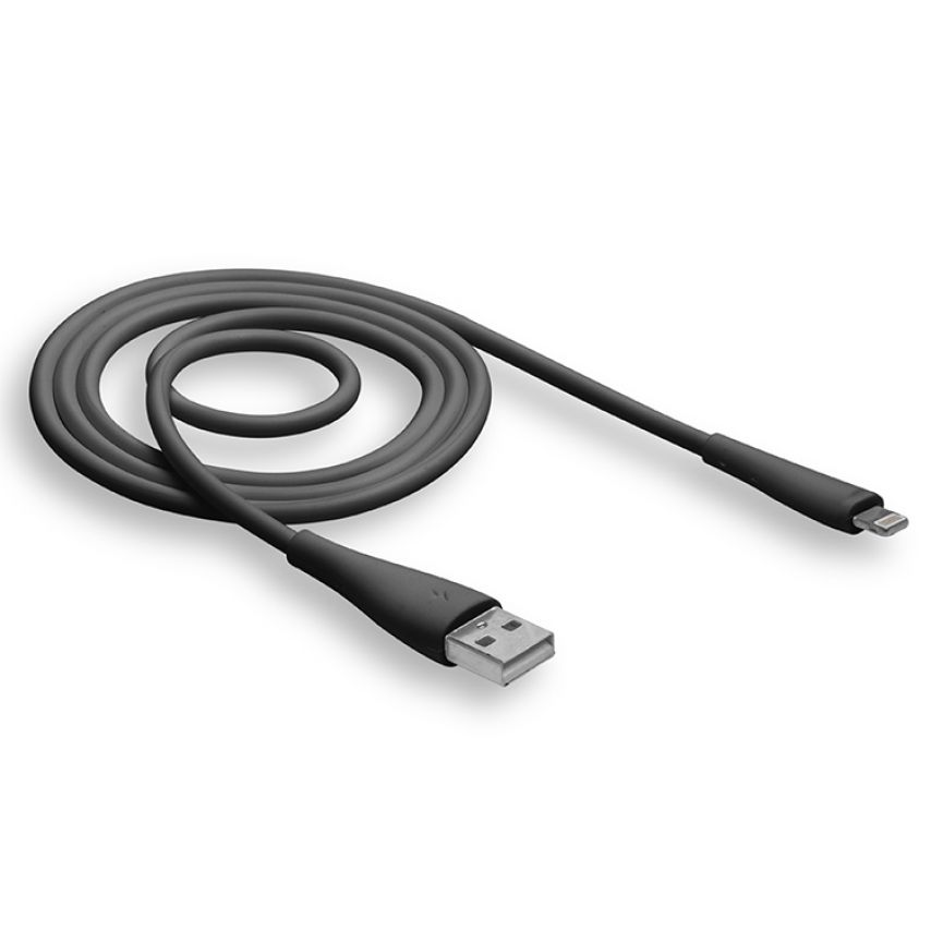 USB cable WALKER C305 Lightning black