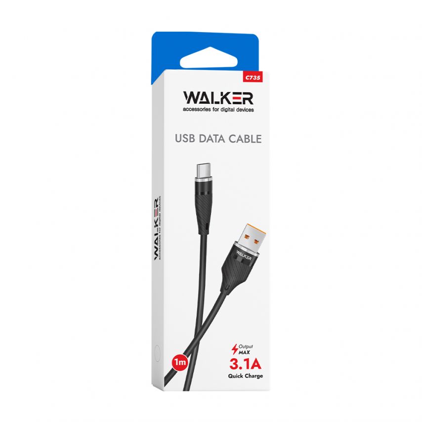 USB cable WALKER C735 Micro grey