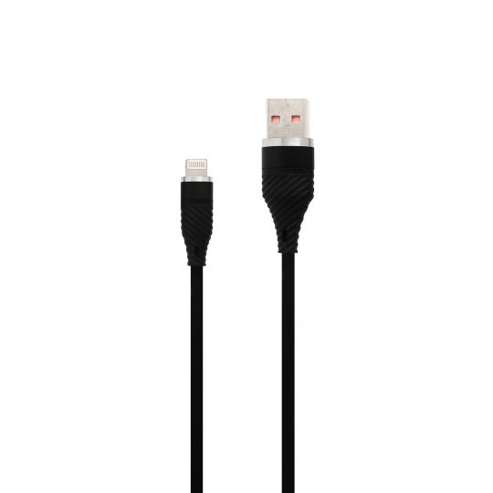 Câble USB WALKER C735 Lightning noir