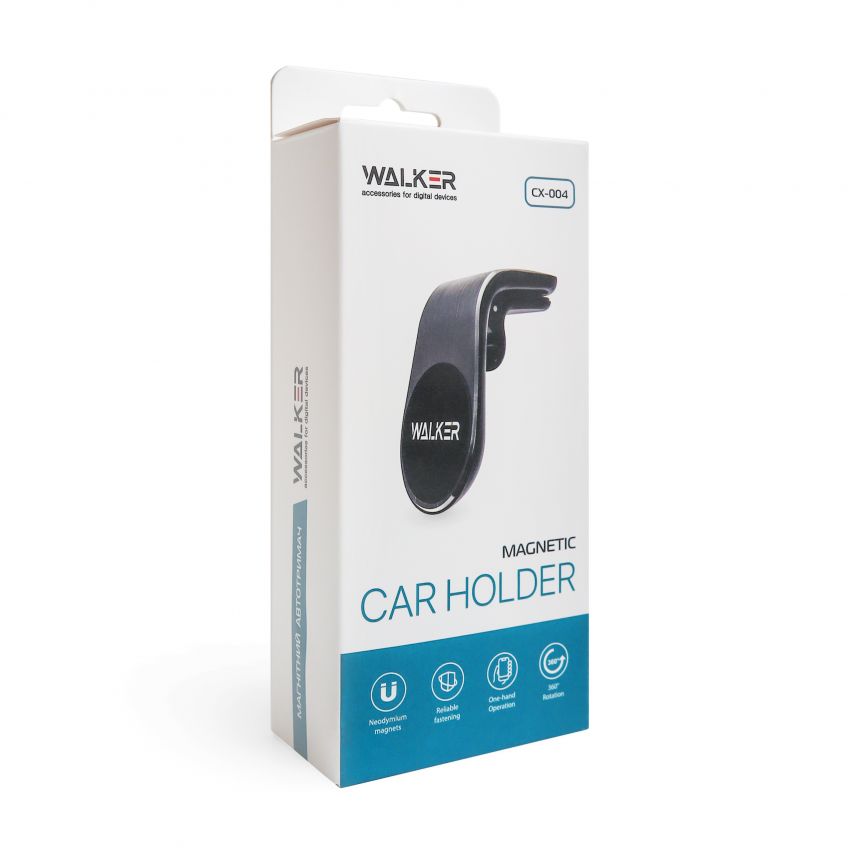 Magnetic Car Holder WALKER CX-004 black