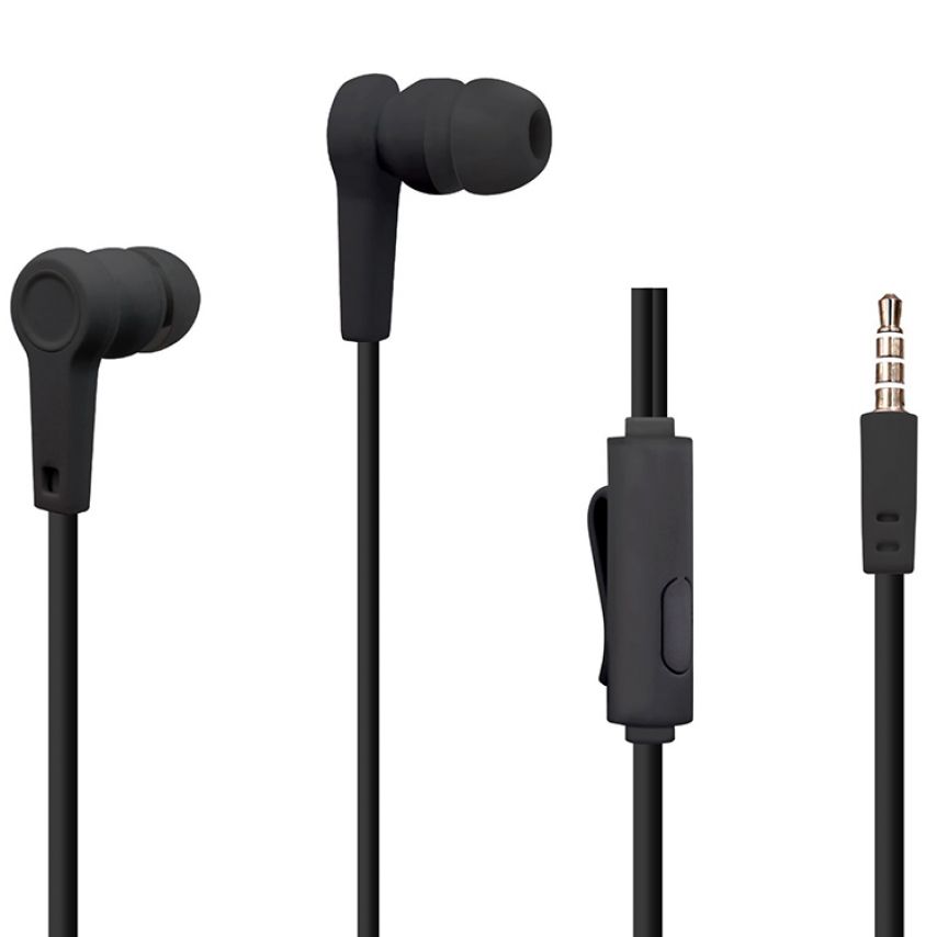 Écouteurs WALKER H330 +mic noir