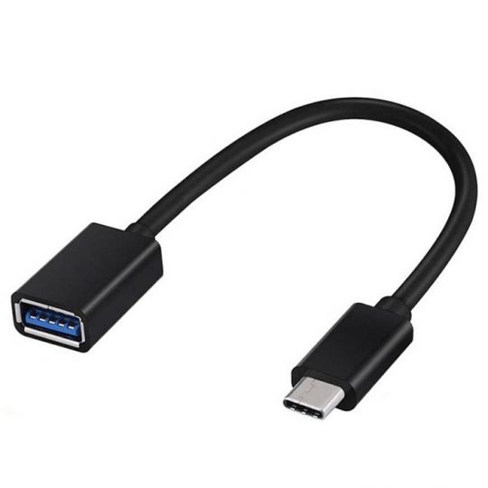 Adapter WALKER OTG USB - Type-C schwarz