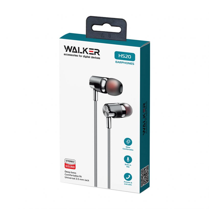 Earphones WALKER H520 black