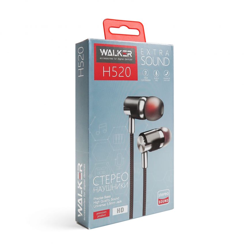 Earphones WALKER H520 black