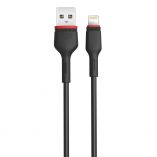 USB cable XO NB-P171 Lightning 2.4A black - Buy for 2.60 € in Germany