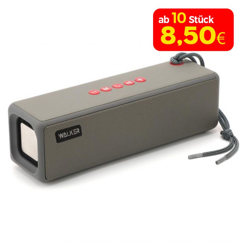 Tragbarer Lautsprecher WALKER WSP-130 grau