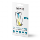 Schutzglas WALKER Full Glue für Xiaomi Redmi Note 8 Pro schwarz