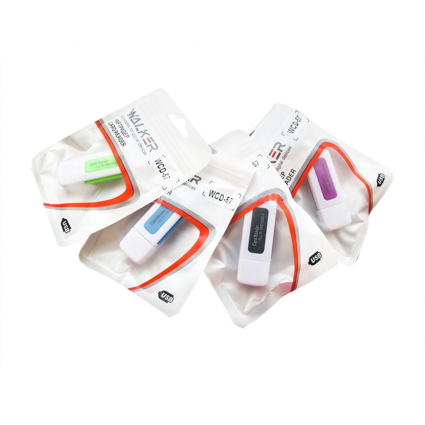 Card reader WALKER WCD-57 15in1 mix color