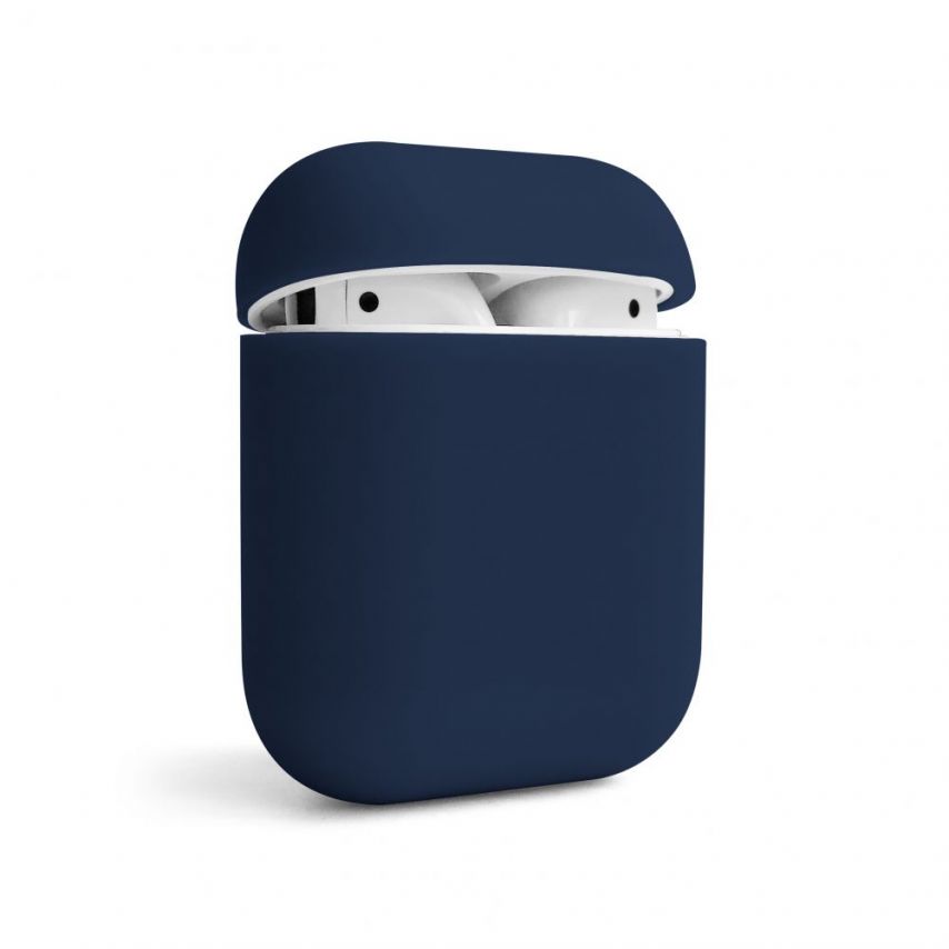 Etui pour AirPods Slim bleu foncé (9)