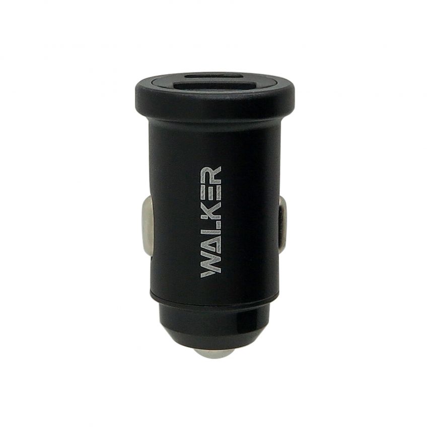 Car Charger (Adapter) WALKER WCR-25 PD_3A / QC3.0_3A / 36W black