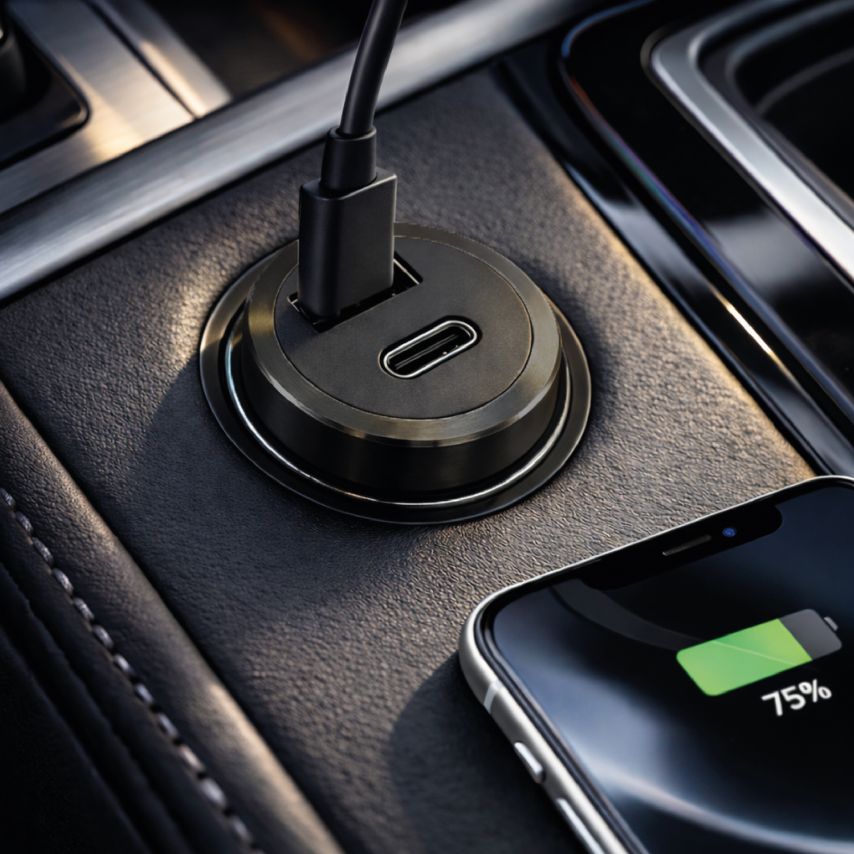 Autoladegerät (Adapter) WALKER WCR-25 PD_3A / QC3.0_3A / 36W schwarz