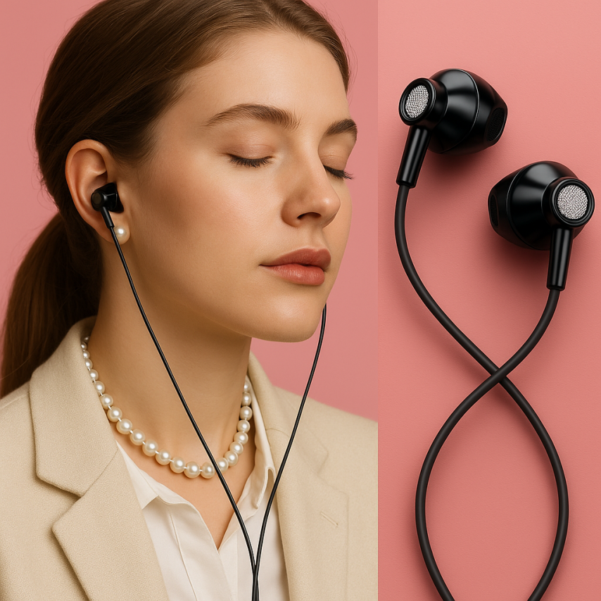 Earphones WALKER H905 black