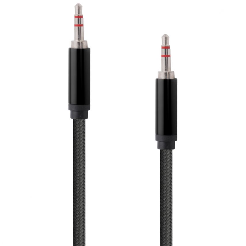 Audio cable WALKER A520 3m black (tech.pack.)