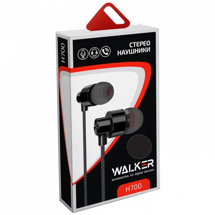 Earphones WALKER H700 black