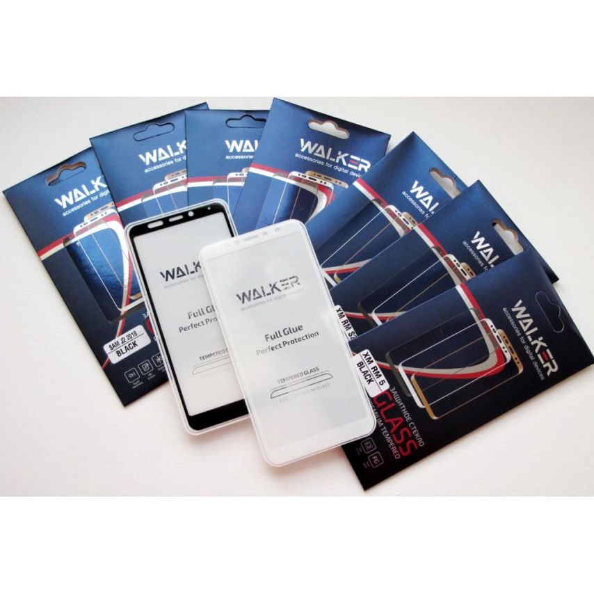 Schutzglas Full Glue WALKER für Nokia 6.1 Plus schwarz