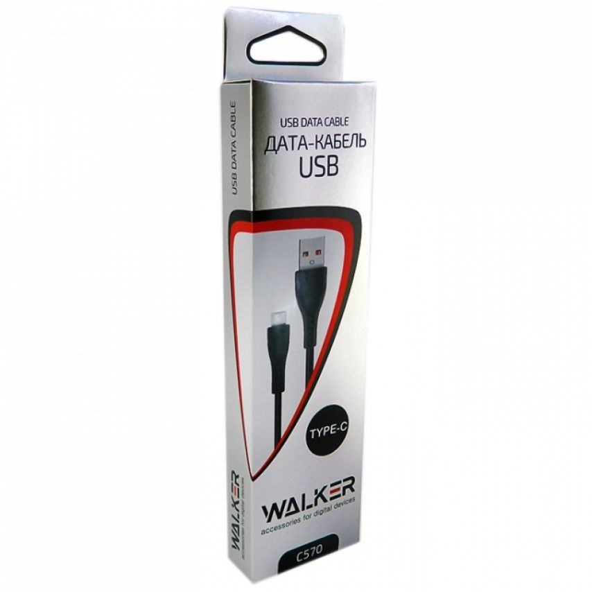 USB-Kabel WALKER C570 Type-C schwarz