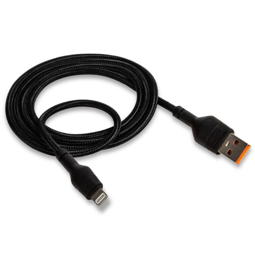 USB cable XO NB55 Lightning 5A black