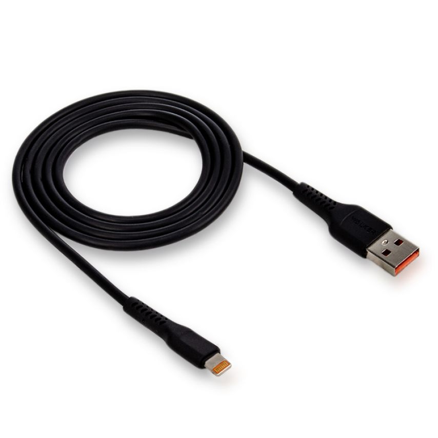 USB cable WALKER C315 Lightning black