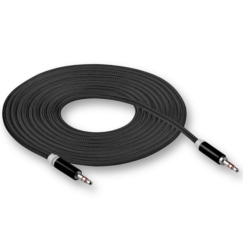 Audio cable WALKER A520 3m black (tech.pack.)