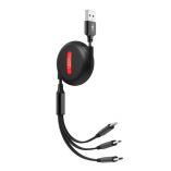 USB-Kabel 3in1 XO NB142 Type-C/Micro/Lightning 2.4A schwarz - Kaufen Sie für 0.00 € in Deutschland